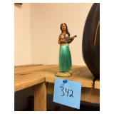 Vintage Hula Girl Figurine