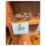 Vintage Pewter Car