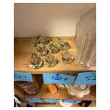 Antique Clear Glass Cabinet Knobs
