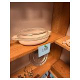 Pyrex White Milk Glass Casserole Dish