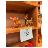 Vintage Reindeer Figurines Set