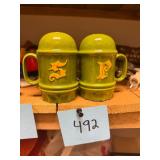 Vintage Ceramic Salt And Pepper Shakers