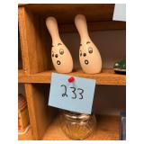 Vtg Bowling Pin Salt And Pepper Shakers