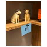 Vintage Plastic Dog Figurines