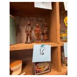 Hand-Carved Wooden Figurines Set