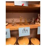 Vtg Lead Toy Soldier Figures