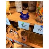 Vintage Cobalt Blue Glass Hen On Nest
