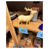 Vtg Plastic Deer Figurine