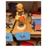 Vtg Hummel Porcelain Girl Figurine