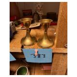 Vintage Brass Candlestick Holders