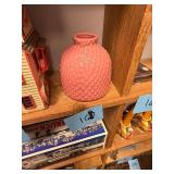 Pink Ceramic Textured Vase