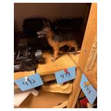 Vintage German Shepherd Plastic Figurine
