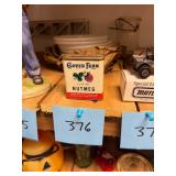 Vintage Clover Farm Nutmeg Tin