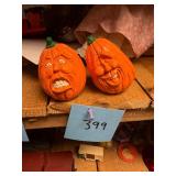 Vtg Halloween Pumpkin Figurines