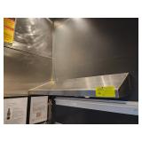 FIVE ASSORTED SIZE STAINLESS STEEL SHELVES