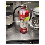 RED FIRE EXTINGUISHERS