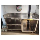 CUSTOM STAINLESS STEEL WORKTOP CABINET