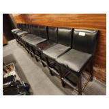 TWELVE STOOLS AS IS NEED REUPHOLSTERY