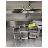 THIRTY ONE STAINLESS STEEL PANS