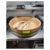 RICE MIXING WOOD BOWL