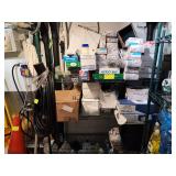 LOT ASSORTED ON 2 RACKS