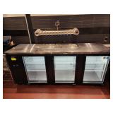 LIKE NEW TURBO AIR 3DR REFRIG. BACK BAR COOLER SLC