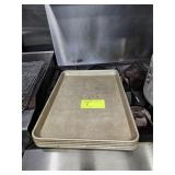 LOT FIVE 1/2 SIZE SHEET PANS