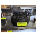 TWENTY METAL WIRE BREAD BASKETS