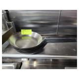 SEVEN CAST IRON SKILLETS 10'