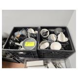 LOT CUPS AND SAUCERS