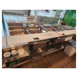 OPEN TOP 4' SANDWICH PREP STATION S|C