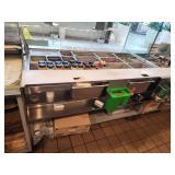 OPEN TOP 4' SANDWICH PREP STATION SLC