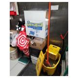 SET MOP PAIL WRINGER & CAUTION SIGN