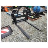 5397 Set of Unused 48 Loader Forks 5397 Set of Unused 48 Loader Forks