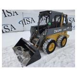 60004 2017 Deere 320E Wheeled Skid Steer img1