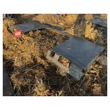 2825 Unused Skid Steer Open Center Weldable Quick Attach Pla img1