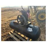 2575 Sanborn Manufacturing 80 Gallon Air Compressor img1