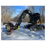 1017 2017 Caterpillar 501HD Harvester W Kodiak Head img1