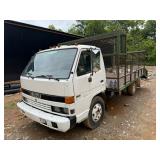 4066 1993 Isuzu NPR Flatbed Truck img1