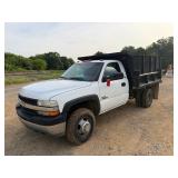 4070 2001 Chevrolet 3500 Dump Truck img1