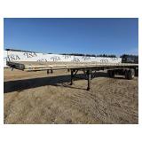 4073 1989 Easton Car 45 Flatbed Semi Trailer img1