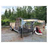 4519 12 Gooseneck Dump Trailer img1