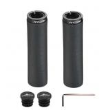 Uleeso Bike Handle Grips, Silicone Single Lock-on
