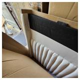 Logan Linen Textured Fabric Bed queen  *read