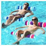 FindUWill 2 Pack Fabric Water Swimming Pool Floats
