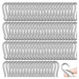 200PCS 2" Spring Snap Hook Carabiners, 3/16" Heavy
