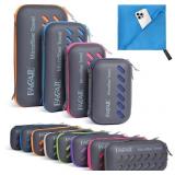 BAGAIL Camping Towel with EVA Case, Compact & Ultr