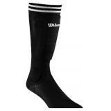 Wilson Soccer Sock Shin Guards - PeeWee Size, Blac