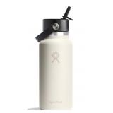 Hydro Flask 32 Oz Wide Mouth Flex Straw Cap Ivory
