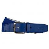 CHAMPRO Baseball Belt with Leather Tab, Royal, Adu